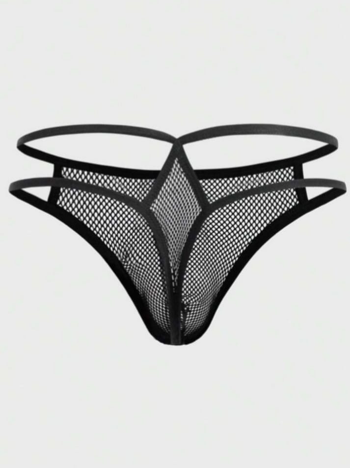 Figaro Men's Solid Cut out Underwear